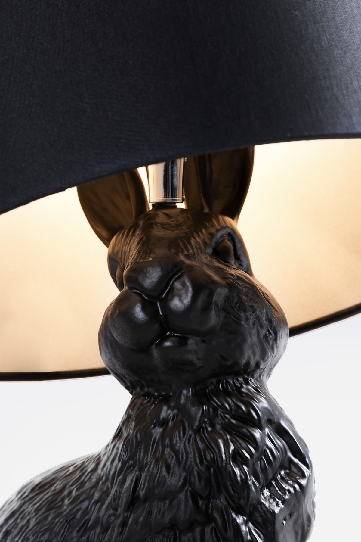 Rabbit lamp by Front detail on Rabbit lamp by Front detail on