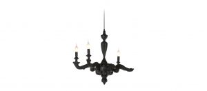 smoke chandelier transparent