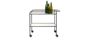 Steel pipe drink trolley